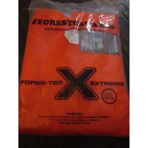 Forester Men's Class 2 High Visibility Orange Short Sleeve Safety T-Shirt 4XL